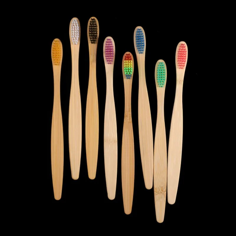 10pcs Eco friendly Bamboo Toothbrush