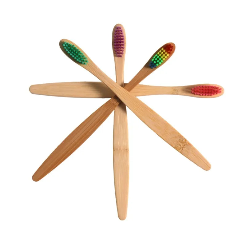 10pcs Eco friendly Bamboo Toothbrush
