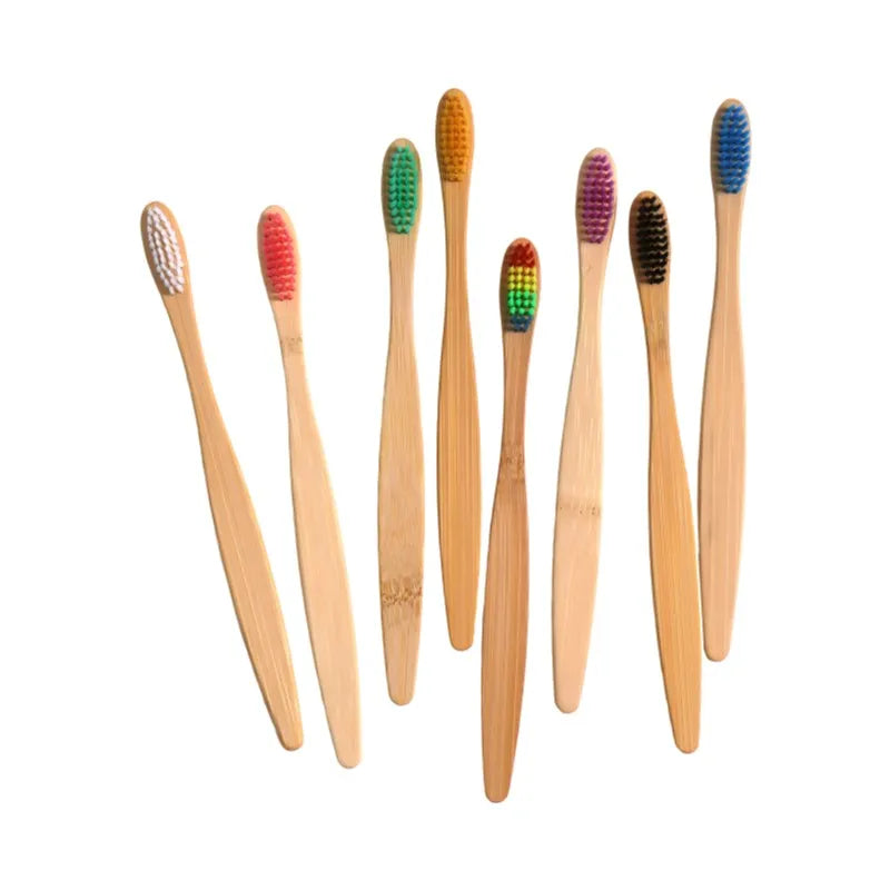 10pcs Eco friendly Bamboo Toothbrush